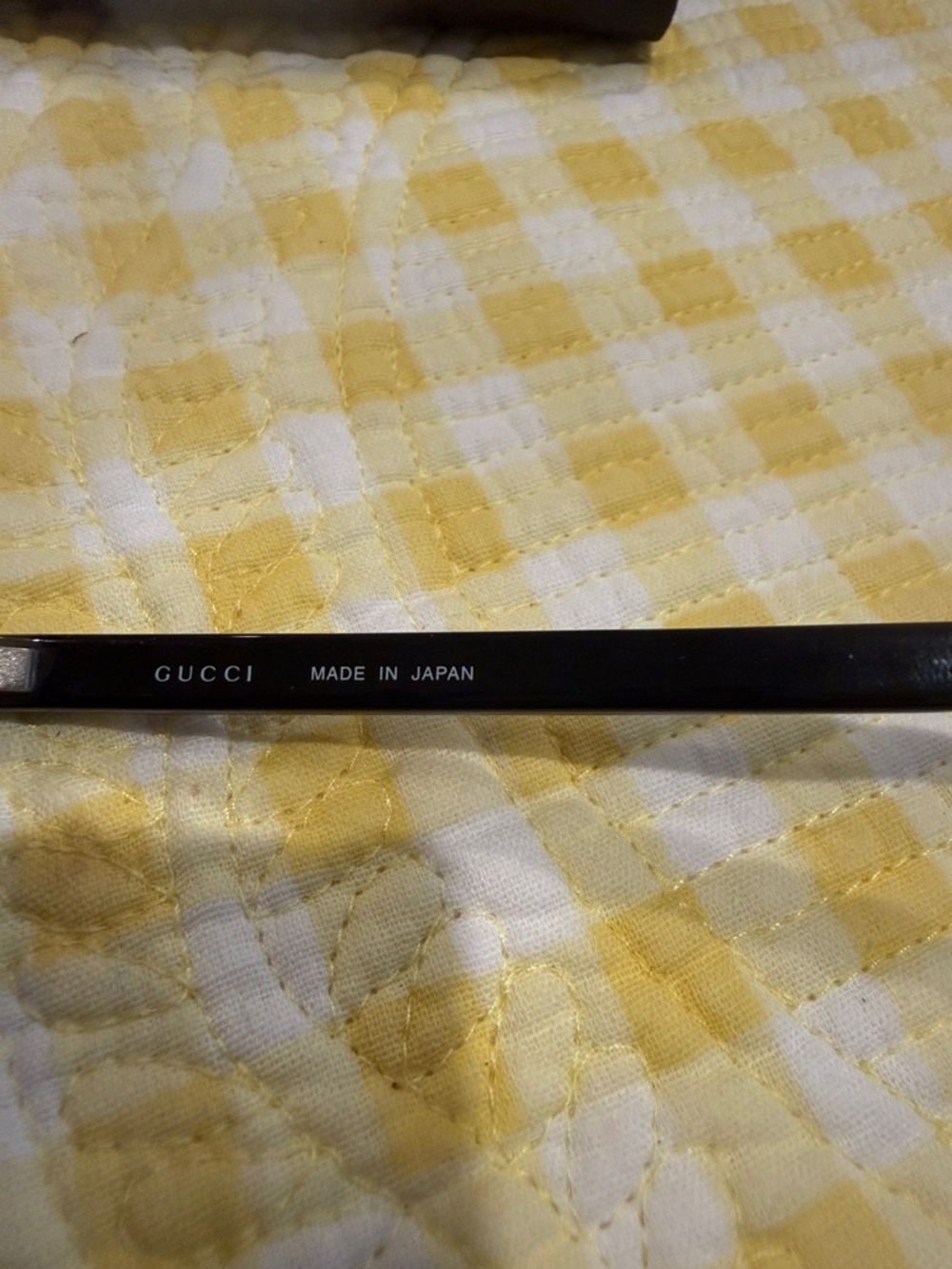 GUCCI eyeglass frame iconic GG logo on the arms REG/green stripes - Picture 6 of 6